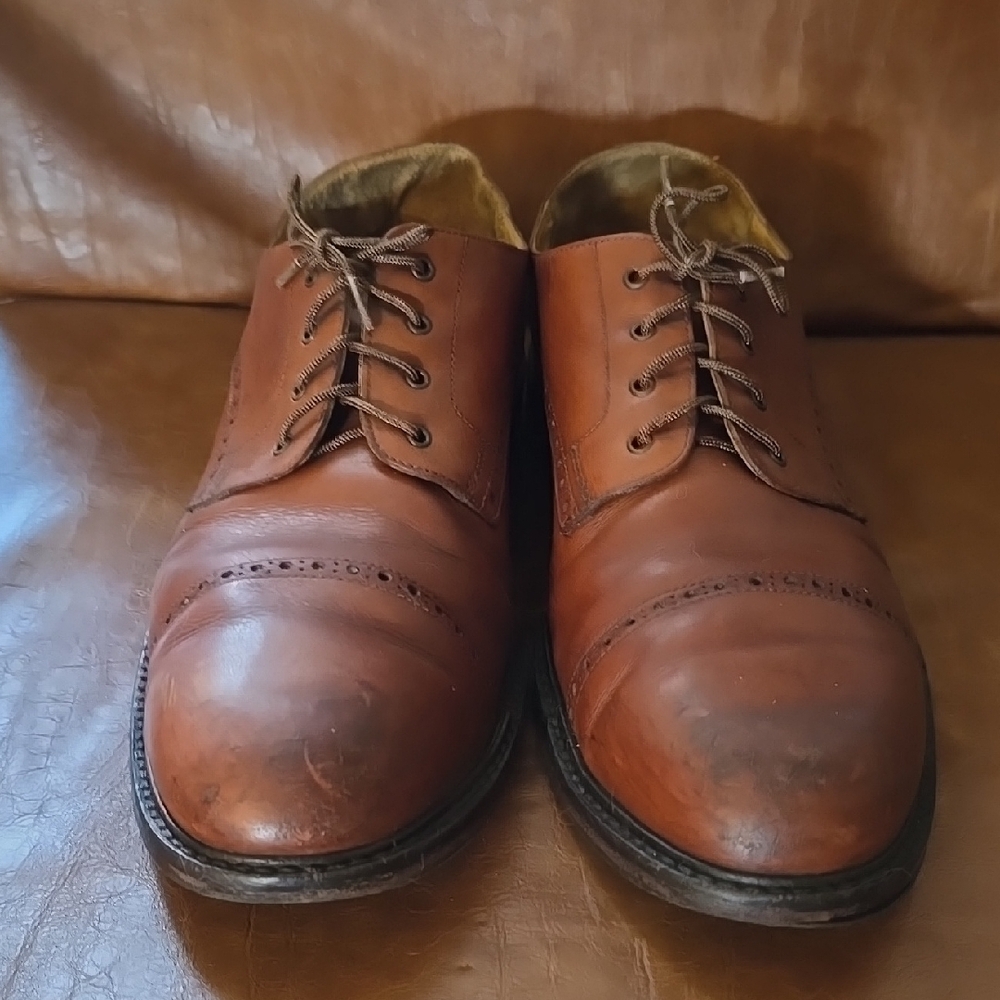 Classic Brown Leather Men's Shoes